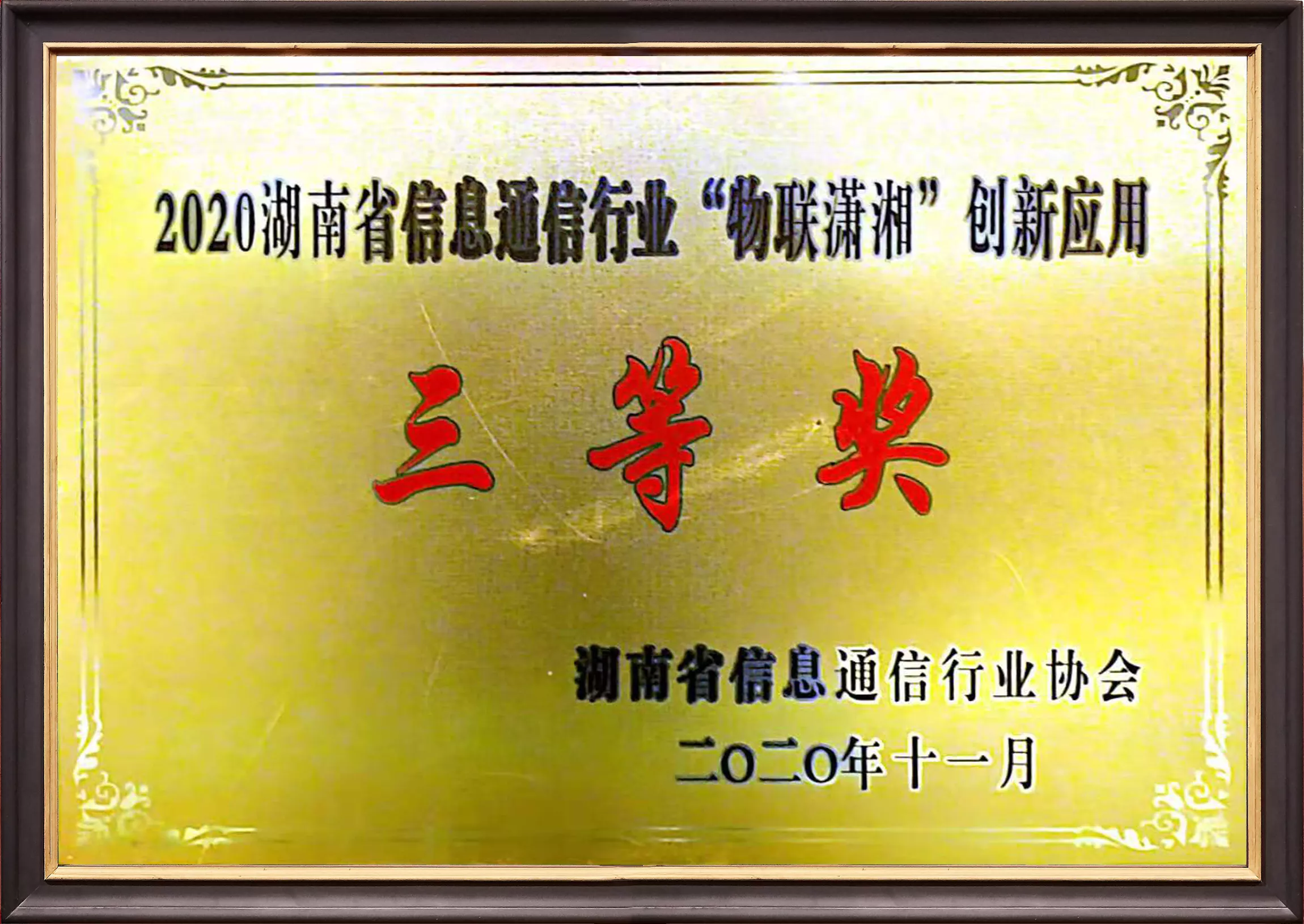 2023年04月湖南孚谷获“2022年度物联网应用创新优秀企业奖”荣誉